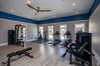 Fitness studio with spin room